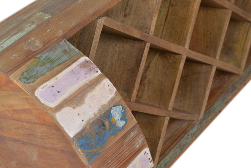 Recycled Retro Wine Rack