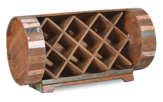 Recycled Retro Wine Rack