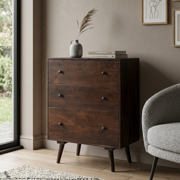 Retro Chic 75cm Chest Of Drawers