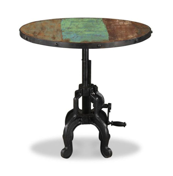 Reclaimed Indian Large Iron Crank Coffee Table