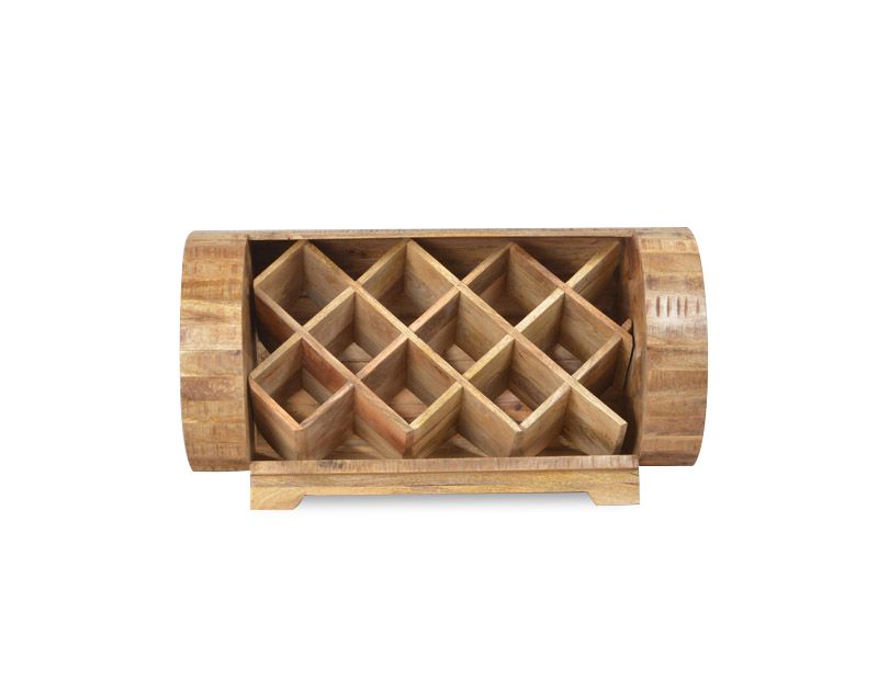 Retro Wine Rack - In Stock