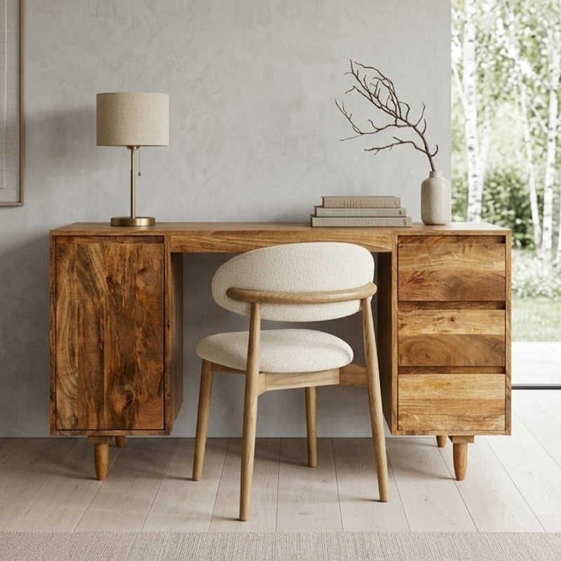 Scandi Mango 126cm Desk