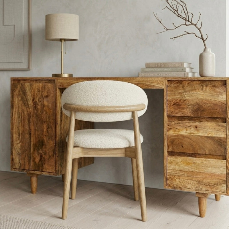 Scandi Mango 126cm Desk