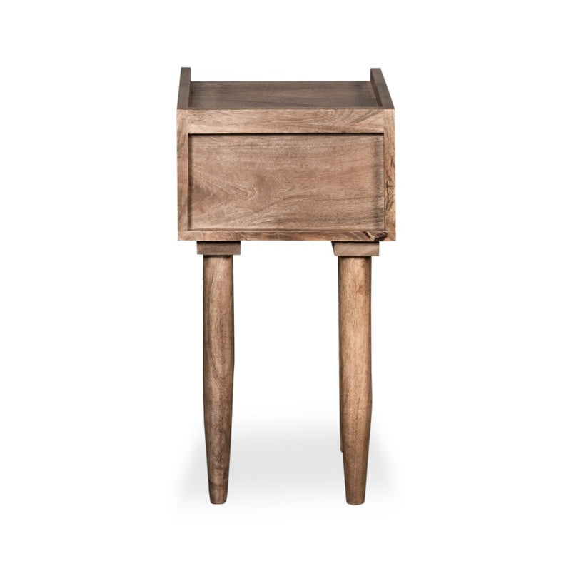 Oak Stain Scandi Mango Lamp Table 
