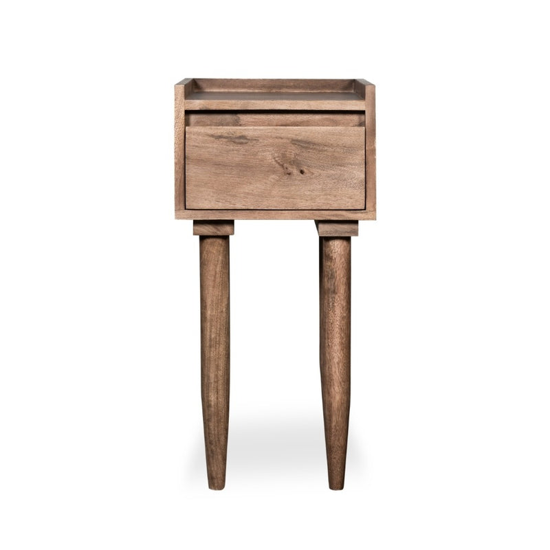 Oak Stain Scandi Mango Lamp Table 