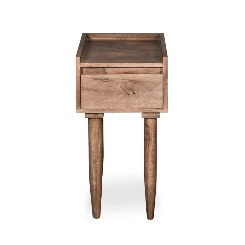 Oak Stain Scandi Mango Lamp Table 