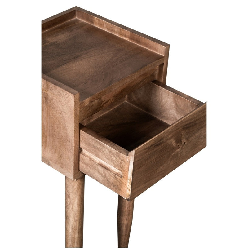 Oak Stain Scandi Mango Lamp Table 