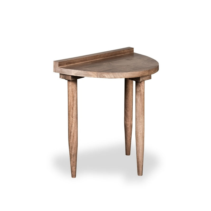 Oak Stain Scandi Mango Sofa End Table
