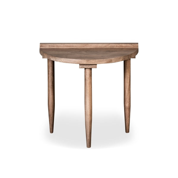 Oak Stain Scandi Mango Sofa End Table