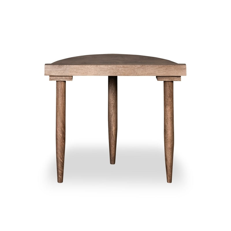 Oak Stain Scandi Mango Sofa End Table