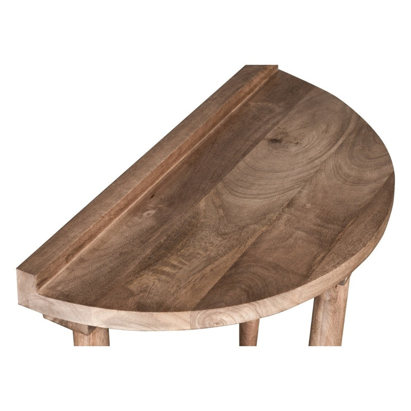 Oak Stain Scandi Mango Sofa End Table