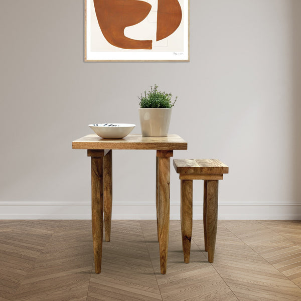 Scandi Mango Nest Of Tables - Due 30th November