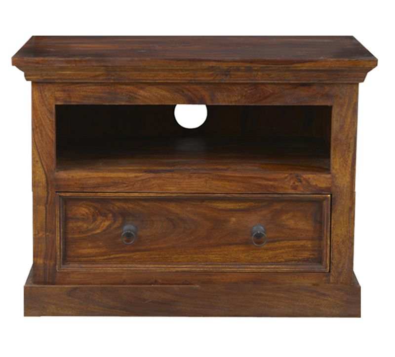 Sheesham Media Unit - In Stock