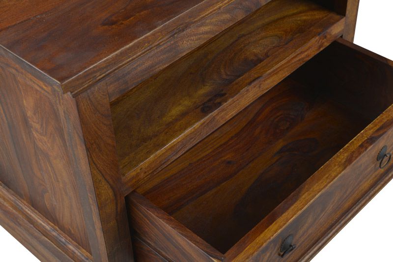 Sheesham Media Unit - In Stock