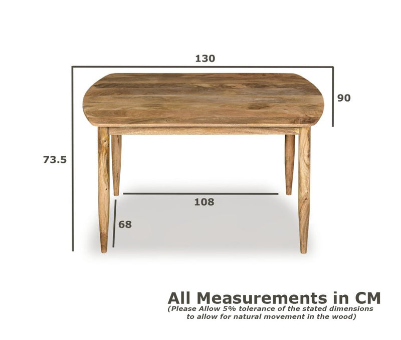 Scandi Mango Small Table SM13