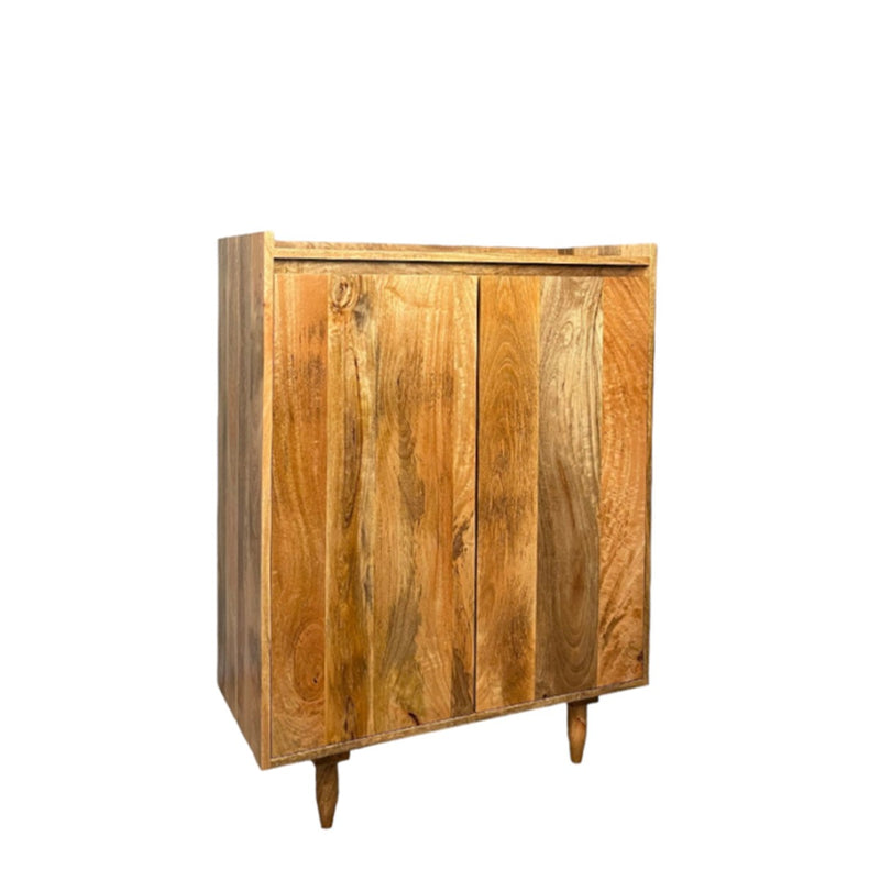 Scandi Mango 78cm Shoe Cupboard - In Stock