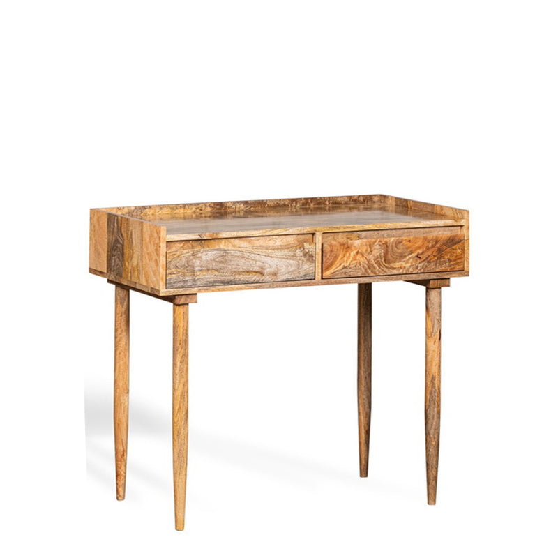 Scandi Mango 2 Drawer Console Table