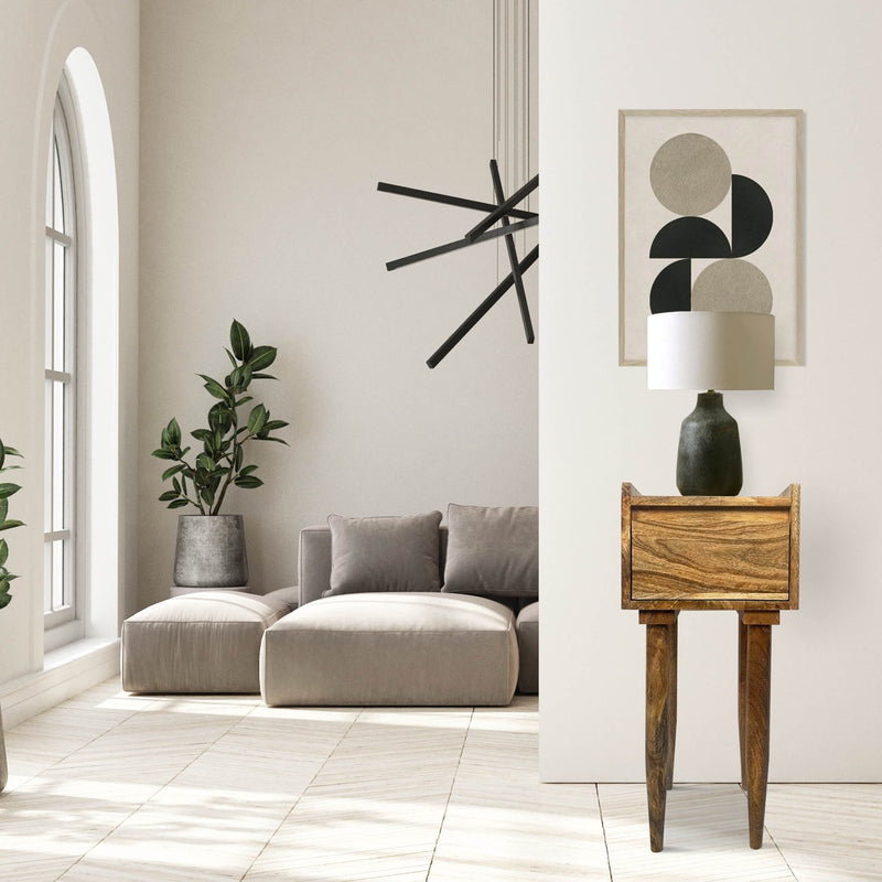 Scandi Mango Lamp Table