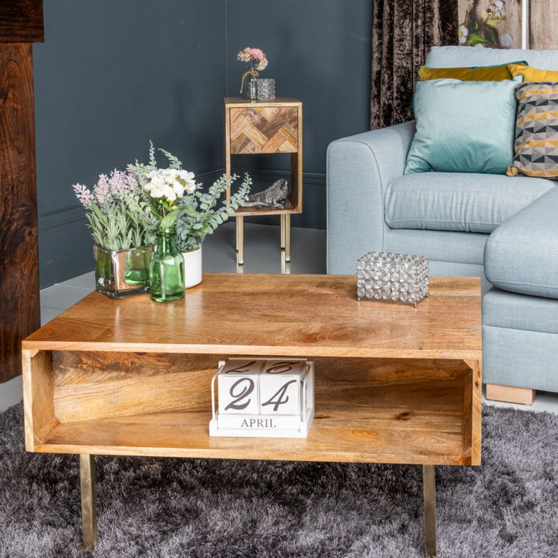 Block Light Mango Coffee Table