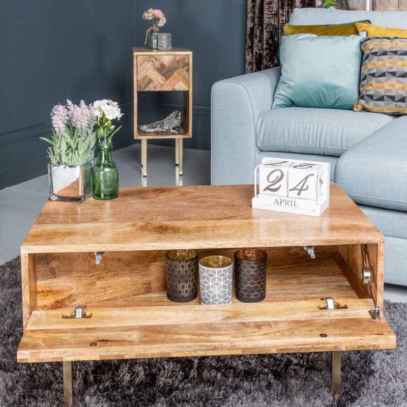 Block Light Mango Coffee Table