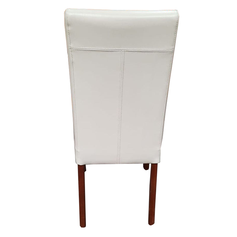 Ex-Display Cream Barcelona Leather Dining Chair (T10)