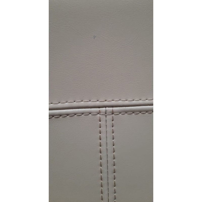 Ex-Display Cream Barcelona Leather Dining Chair (T10)