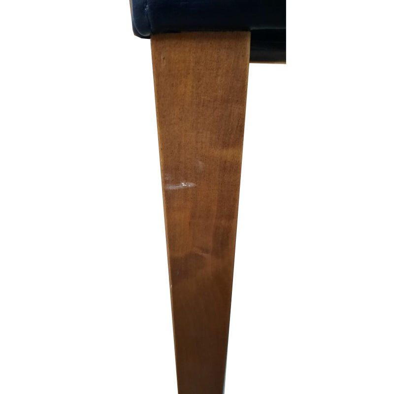 Black Barcelona Leather Dining Chair (T11)