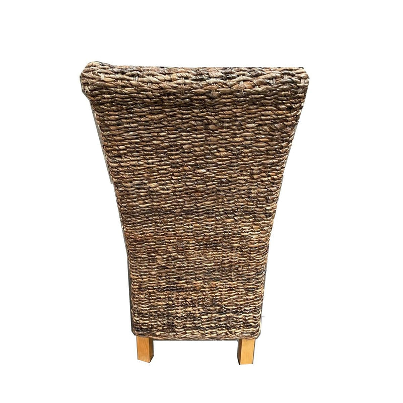 Set of 2 Light Rattan Rollback Chairs