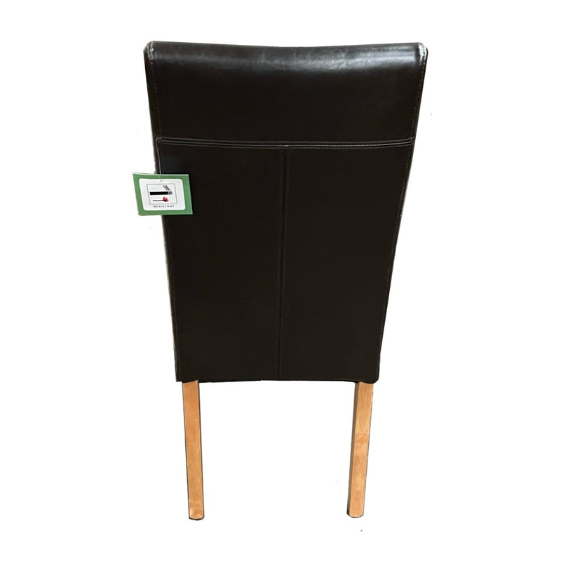 Brown Barcelona Leather Dining Chair