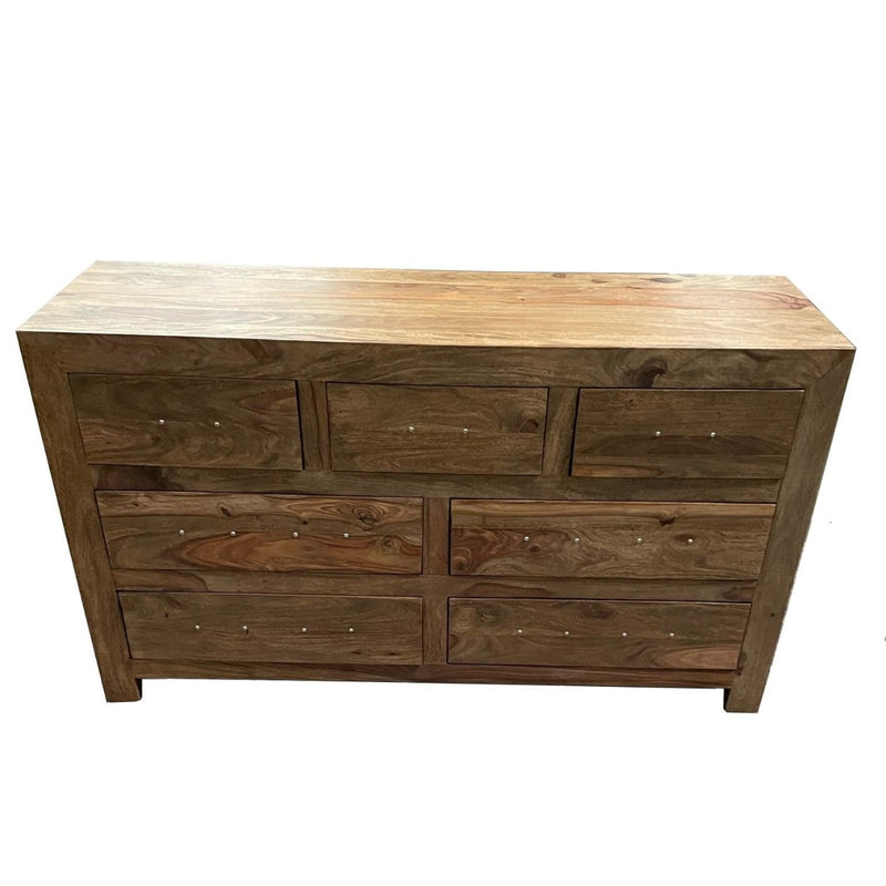 Cube Natural 7 Drawer Chest