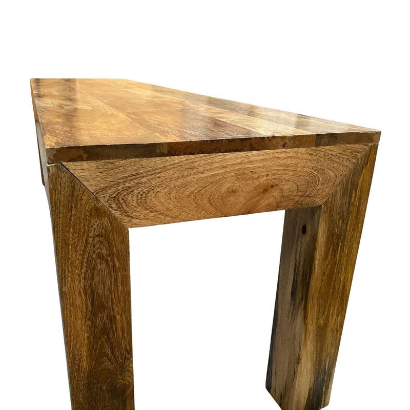 Ex Display Light Dakota Mango Wood 150cm Bench - One Available