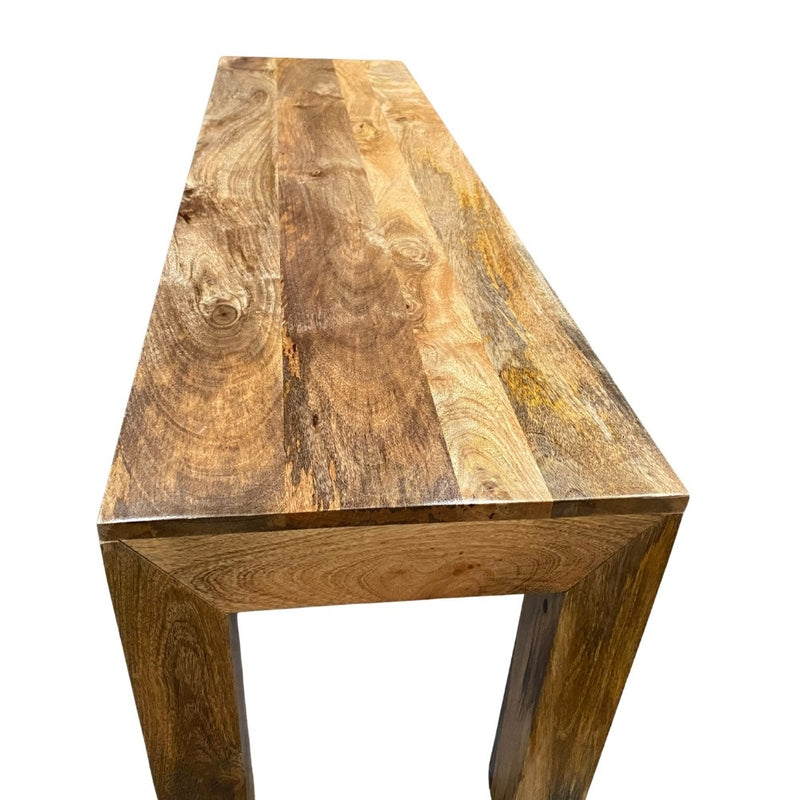 Ex Display Light Dakota Mango Wood 150cm Bench - One Available