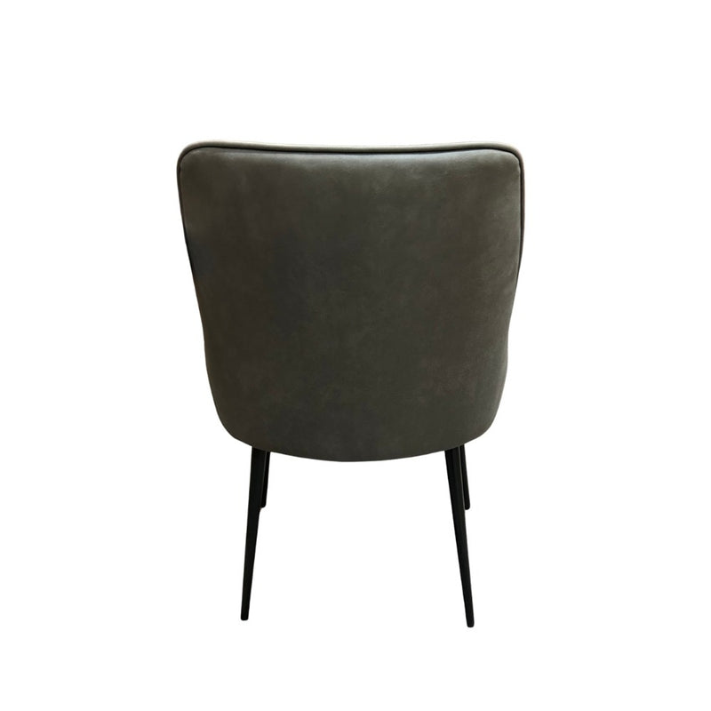 Ex Display Henley Velvet French Grey Dining Chair - One Available