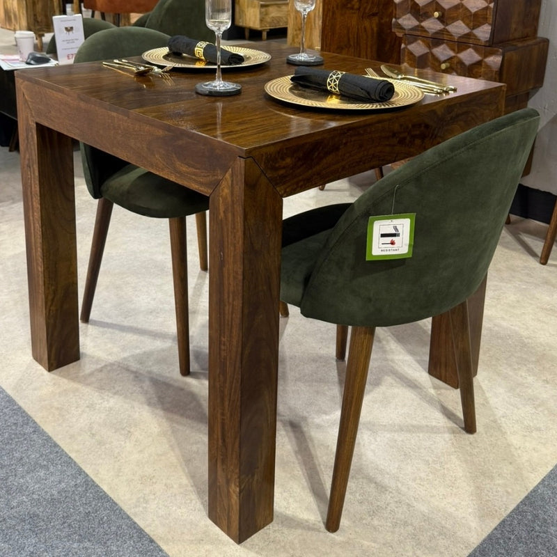 Ex Display Dakota Mango Wood 80cm Dining Table - One Available