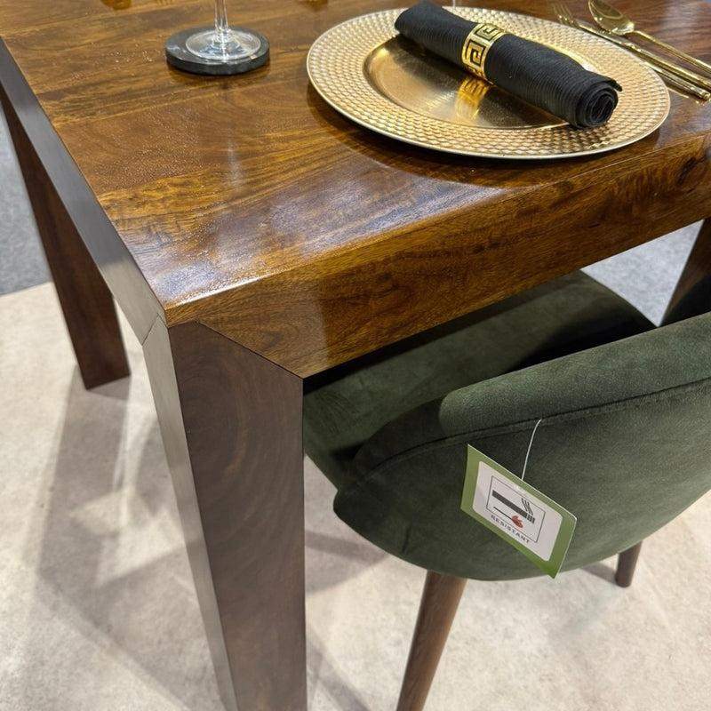 Ex Display Dakota Mango Wood 80cm Dining Table - One Available