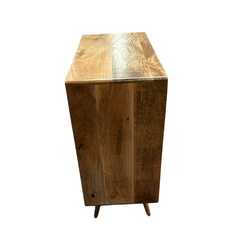 Ex Display Geo Light Mango 85cm Chest of Drawers - One Available