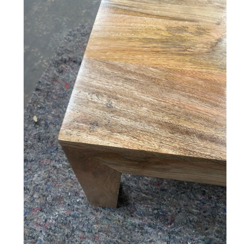 Ex Display Light Dakota Mango Wood 90cm Bench - One Available