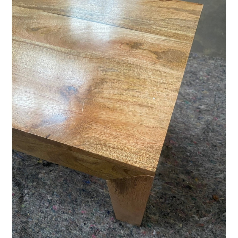 Ex Display Light Dakota Mango Wood 90cm Bench - One Available