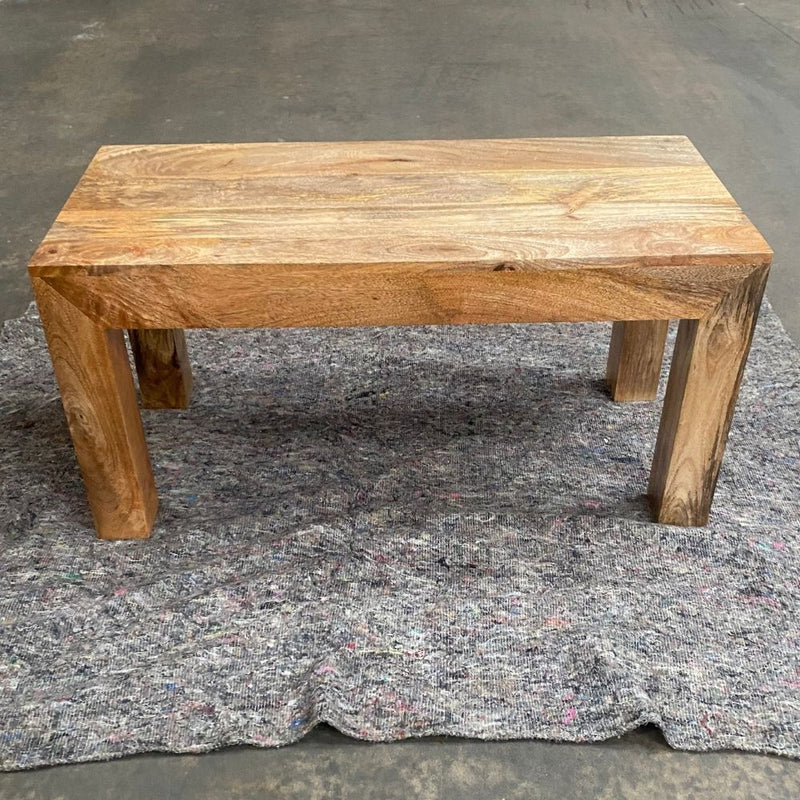 Ex Display Light Dakota Mango Wood 90cm Bench - One Available
