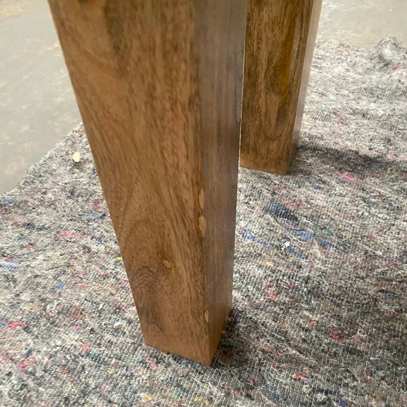 Ex Display Light Dakota Mango Wood 90cm Bench - One Available