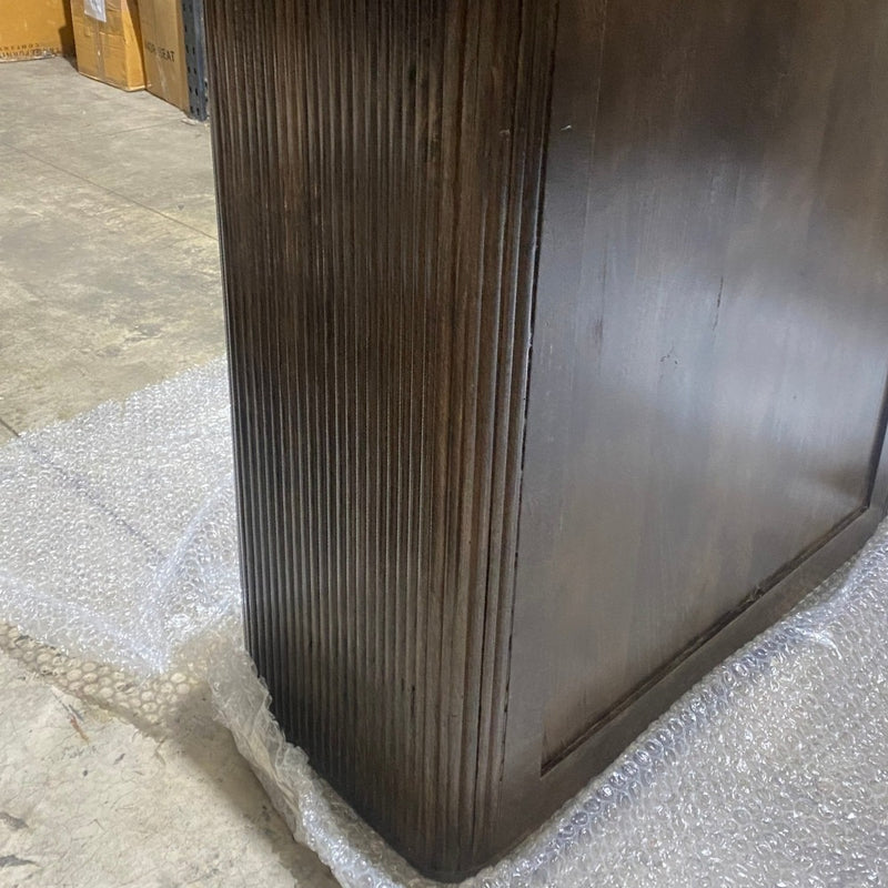 Flute Mango Wood Sideboard - One available