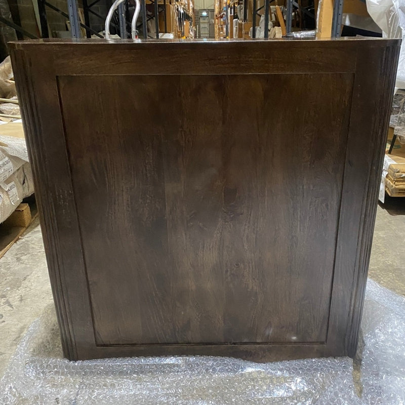 Flute Mango Wood Sideboard - One available