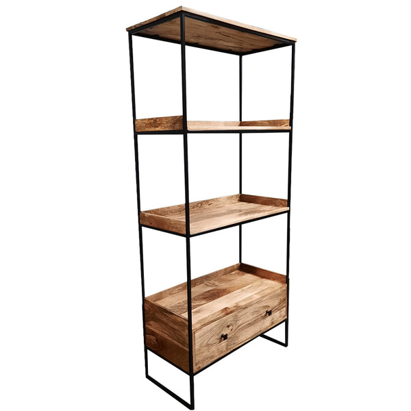 Industrial Square Ladder Shelves