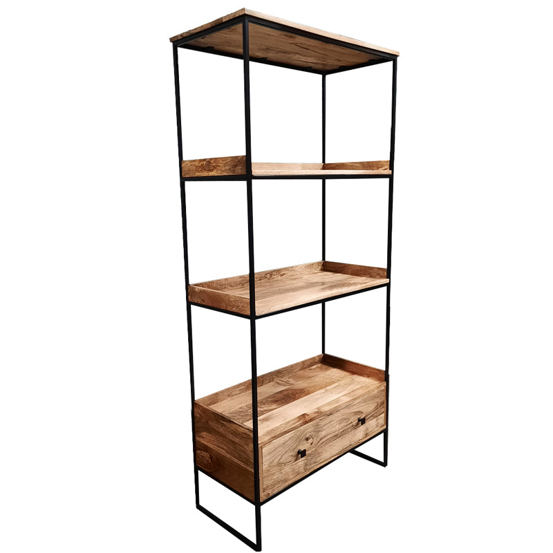 Industrial Square Ladder Shelves