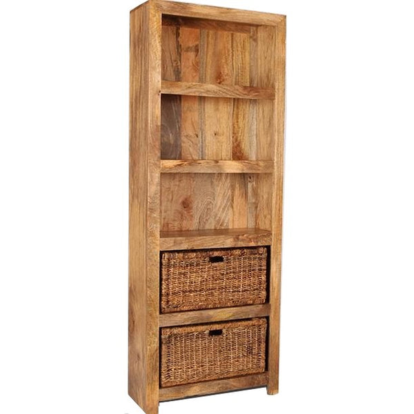 Light Dakota Tall Shelves with Baskets