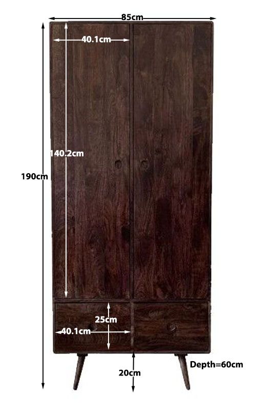 Vintage Mango Wardrobe Dimensions