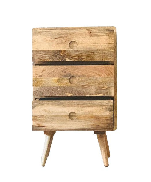 Light Vintage Mango 3 Drawer Chest