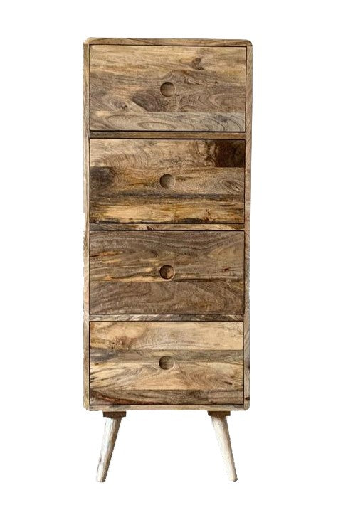 Light Vintage Mango Tall Chest 