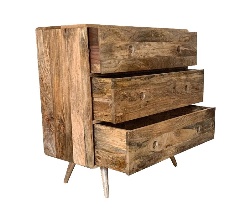 Light Vintage Mango Chest of Drawers