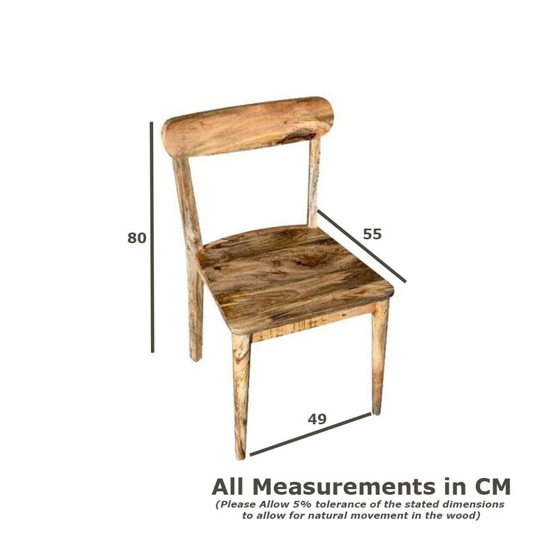 Vintage Mango Dining Chair - In Stock
